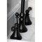 Kingston Brass KS2980PKL Duchess Widespread Bathroom Faucet W/Brass Pop-Up, Matte Blk KS2980PKL - alternate 5